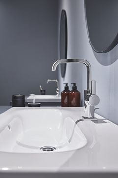 GROHE ESSENCE umývadlo 100 cm, s otvorom pre batériu a prepadom, PureGuard 3956600H Obrázek - fotka