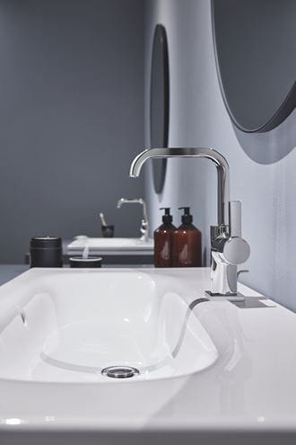 GROHE ESSENCE umývadlo 100 cm, s otvorom pre batériu a prepadom, PureGuard 3956600H Obrázek - fotka