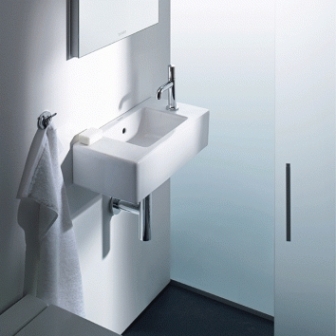 DURAVIT VERO umývadielko 50 cm, s otvorom pre batériu vľavo a prepadom 0703500009 Obrázek - fotka