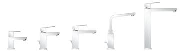 GROHE EUROCUBE umývadlová stojanková batéria, s odtokovou súpravou, chróm 2312700E Obrázek - fotka