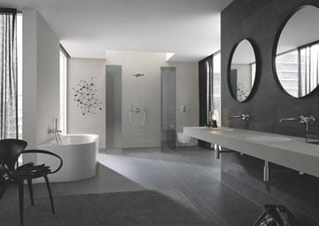 GROHE ESSENCE NEW vaňová nástenná batéria, s prepínačom, supersteel 33624DC1 Obrázek - fotka