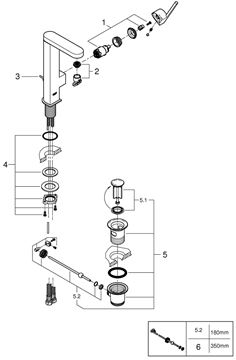 GROHE PLUS umývadlová stojanková batéria, s odtokovou súpravou, chróm 23851003 Obrázek - fotka