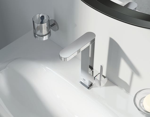 GROHE PLUS umývadlová stojanková batéria, s odtokovou súpravou, chróm 23851003 Obrázek - fotka