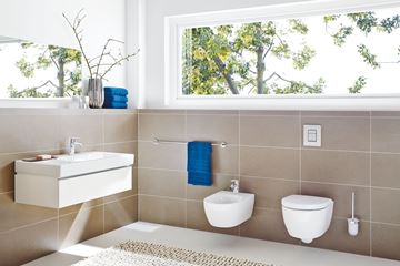 GROHE EUROSTYLE COSMOPOLITAN bidetová stojanková batéria, s odtokovou súpravou, Water Saving, chróm 33565002 Obrázek - fotka