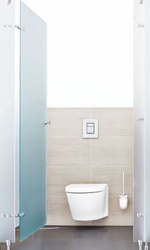 GROHE SKATE COSMOPOLITAN ovládacie tlačidlo pre dve splachovania, oceľ/plast, brúsený nerez 38732SD0 Obrázek - fotka