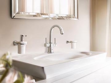 GROHE GRANDERA umývadlová stojanková batéria, s odtokovou súpravou, chróm 21107000 Obrázek - fotka