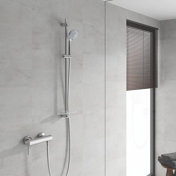 GROHE EUPHORIA 110 CHAMPAGNE sprchová súprava 4-dielna, ručná sprcha pr. 110 mm, 3 prúdy, tyč, hadica, polička, chróm 27227001 Obrázek - fotka