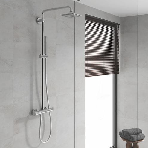 GROHE EUPHORIA SYSTEM 150 sprchový set s termostatickou batériou, horná sprcha, ručná sprcha, tyč, hadica, chróm 27932000 Obrázek - fotka