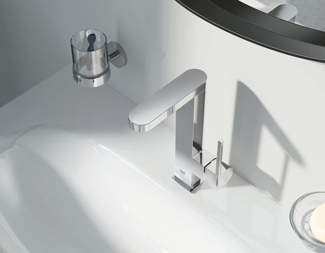 GROHE PLUS umývadlová stojanková batéria, s odtokovou súpravou, chróm 23873003 Obrázek - fotka