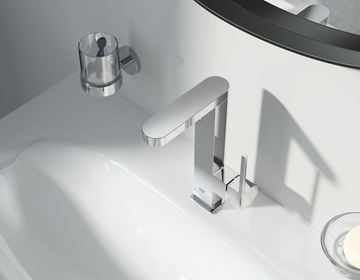 GROHE PLUS umývadlová stojanková batéria, s odtokovou súpravou, chróm 23873003 Obrázek - fotka