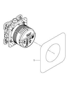GROHE RAPIDO SMARTBOX podomietkové teleso DN15 35600000 Obrázek - fotka