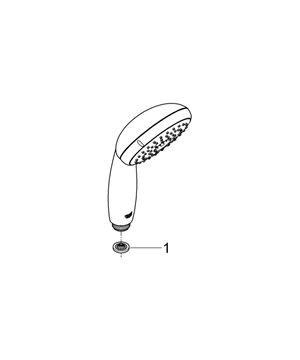 GROHE NEW TEMPESTA 100 ručná sprcha pr. 100 mm, 3 prúdy, Water Saving, ShockProof, chróm 28419002 Obrázek - fotka