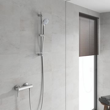 GROHE EUPHORIA 110 MONO sprchová súprava 4-dielna, ručná sprcha pr. 115 mm, tyč, hadica, polička, chróm 27266001 Obrázek - fotka