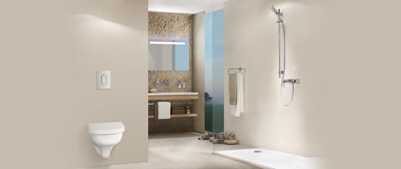 GROHE ARENA COSMOPOLITAN ovládacie tlačidlo pre dve splachovania, plast, matný chróm 38844P00 Obrázek - fotka