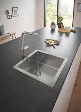 GROHE ESSENCE NEW drezová batéria, s vyťahovacou sprškou, supersteel 30270DC0 Obrázek - fotka