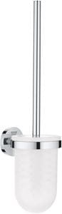 GROHE ESSENTIALS WC kefa, nástenná, sklo, chróm