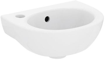 IDEAL STANDARD EUROVIT umývadielko 35 cm, s otvorom pre batériu vľavo, s prepadom