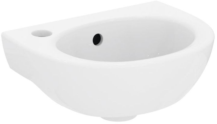IDEAL STANDARD EUROVIT umývadielko 35 cm, s otvorom pre batériu vľavo, s prepadom W330001 Obrázek - Hlavní obrázek