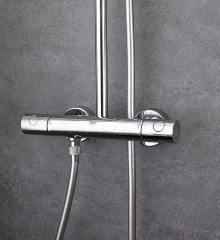 GROHE TEMPESTA COSMOPOLITAN 160 sprchový set s termostatickou batériou, horná sprcha, ručná sprcha s 2 prúdmi, chróm 27922000 Obrázek - fotka