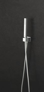 GROHE EUPHORIA CUBE STICK sprchová súprava 3-dielna, ručná sprcha 216 mm, hadica, držiak, Water Saving, chróm 26405000 Obrázek - fotka