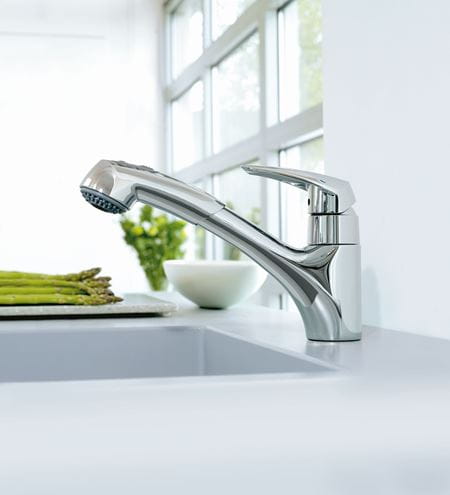 GROHE EURODISC drezová batéria, s vyťahovacou sprškou, chróm 32257001 Obrázek - fotka
