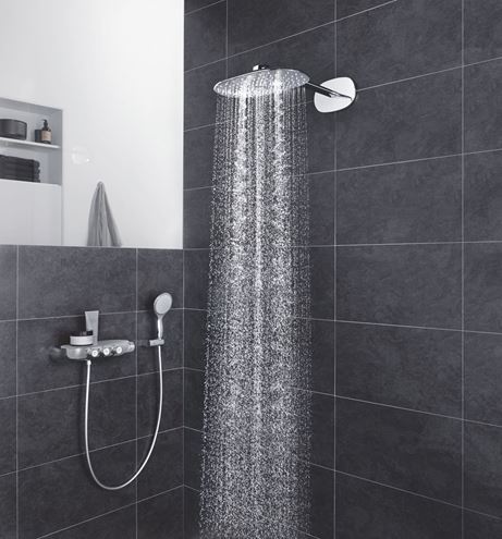 GROHE RAINSHOWER SMARTCONTROL DUO 360 sprchový set s termostatickou batériou, horná sprcha, ručná sprcha s 2 prúdmi, hadica, držiak, chróm 26443000 Obrázek - fotka