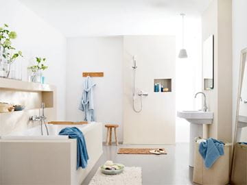GROHE CONCETTO vaňová nástenná batéria, s prepínačom, so sprchovou súpravou, chróm 32212001 Obrázek - fotka