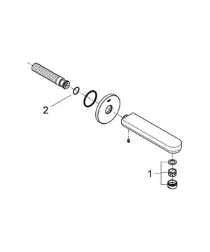 GROHE EUROSMART COSMOPOLITAN vaňový vpust, chróm 13261000 Obrázek - fotka