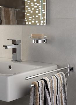 GROHE ESSENTIALS CUBE držiak uterákov 439 mm, dvojramenný, chróm 40624001 Obrázek - fotka
