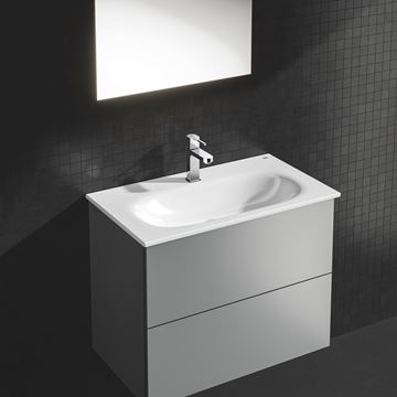 GROHE ESSENCE umývadlo 80 cm, s otvorom pre batériu a prepadom, PureGuard 3956700H Obrázek - fotka