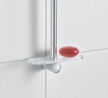 GROHE EASYREACH polica 222 mm, na sprchovú tyč, biela 27596000 Obrázek - fotka