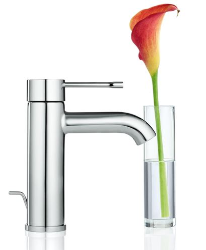 GROHE ESSENCE NEW umývadlová stojanková batéria, s odtokovou súpravou, Water Saving, chróm 23589001 Obrázek - fotka