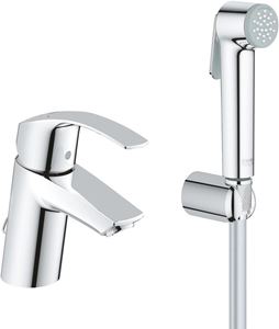 GROHE EUROSMART umývadlová stojanková batéria, s bidetovou sprškou, chróm