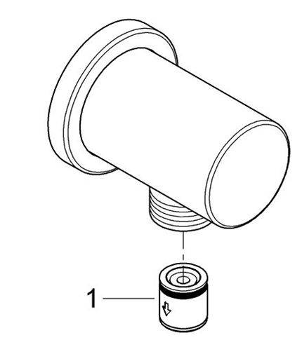 GROHE RAINSHOWER kolienko DN15, nástenné, warm sunset 27057DA0 Obrázek - fotka