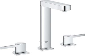 GROHE PLUS umývadlová stojanková batéria, 3-otvorová, s odtokovou súpravou, chróm