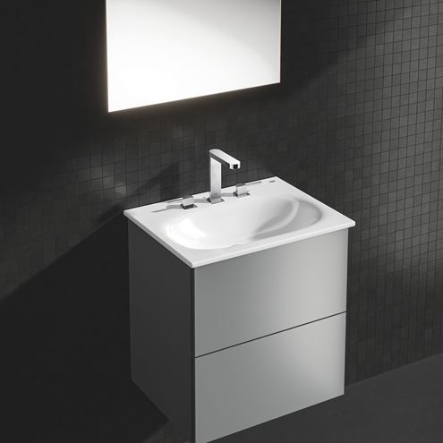 GROHE PLUS umývadlová stojanková batéria, 3-otvorová, s odtokovou súpravou, chróm 20301003 Obrázek - fotka