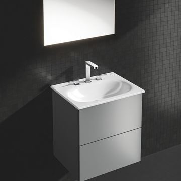 GROHE PLUS umývadlová stojanková batéria, 3-otvorová, s odtokovou súpravou, chróm 20301003 Obrázek - fotka