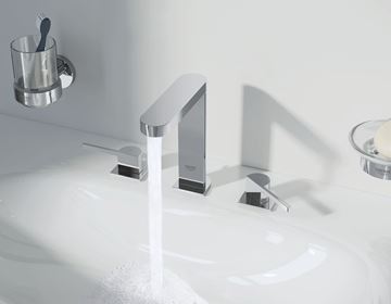 GROHE PLUS umývadlová stojanková batéria, 3-otvorová, s odtokovou súpravou, chróm 20301003 Obrázek - fotka