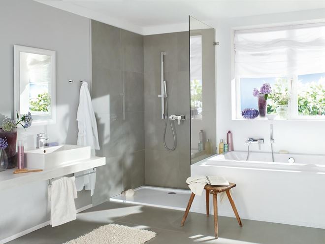 GROHE EUPHORIA CUBE STICK sprchová súprava 3-dielna, ručná sprcha 216 mm, tyč, hadica, chróm 27700000 Obrázek - fotka