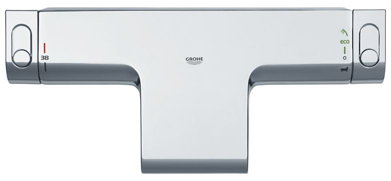 GROHE GROHTHERM 2000 vaňová nástenná termostatická batéria, s prepínačom, chróm 34174001 Obrázek - fotka