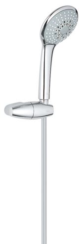 GROHE EUPHORIA 110 CHAMPAGNE sprchová súprava 3-dielna, ručná sprcha pr. 110 mm, 3 prúdy, hadica, držiak, chróm 27355000 Obrázek - fotka