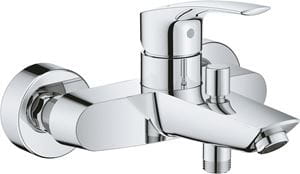 GROHE EUROSMART vaňová nástenná batéria, s prepínačom, chróm