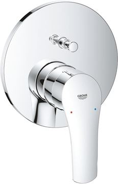 GROHE EUROSMART vaňová podomietková batéria, s prepínačom, chróm