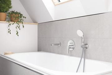 GROHE EUROSMART vaňová podomietková batéria, s prepínačom, chróm 24043003 Obrázek - fotka