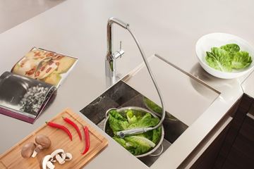 GROHE ESSENCE NEW drezová batéria, s vyťahovacou sprškou, chróm 30270000 Obrázek - fotka