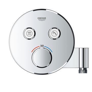 GROHE GROHTHERM SMARTCONTROL podomietková termostatická batéria, pre 2 spotrebiče, s pripojením pre hadicu as držiakom, Water Saving, chróm 29120000 Obrázek - fotka