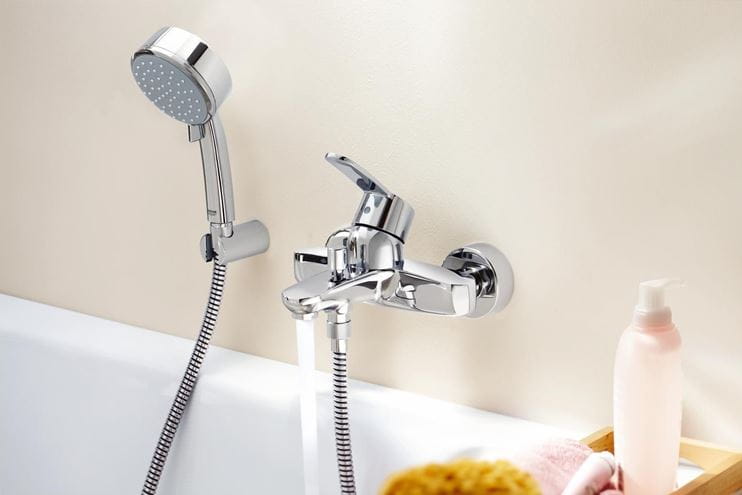 GROHE EUROSTYLE COSMOPOLITAN vaňová nástenná batéria, s prepínačom, chróm 33591002 Obrázek - fotka
