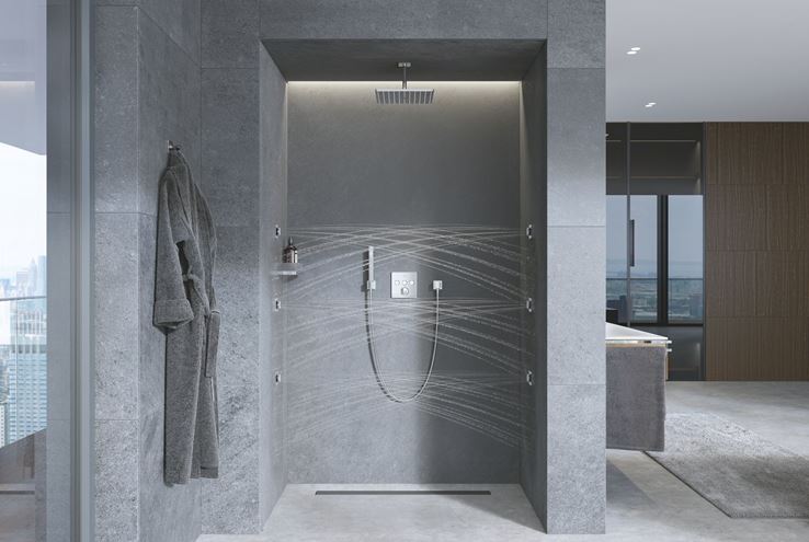 GROHE EUPHORIA CUBE nástenný držiak, chróm 27693000 Obrázek - fotka
