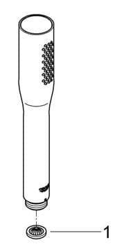 GROHE EUPHORIA COSMOPOLITAN ručná sprcha 216 mm, chróm 27367000 Obrázek - fotka