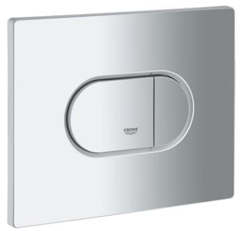 GROHE ARENA COSMOPOLITAN ovládacie tlačidlo pre dve splachovania, plast, matný chróm
